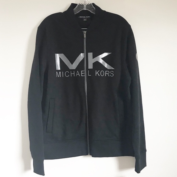 Michael Kors Other - Michael Kors Black/Grey Full Zip Track Jacket
